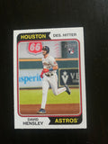 Davis Hensley Rookie Card Houston Astros