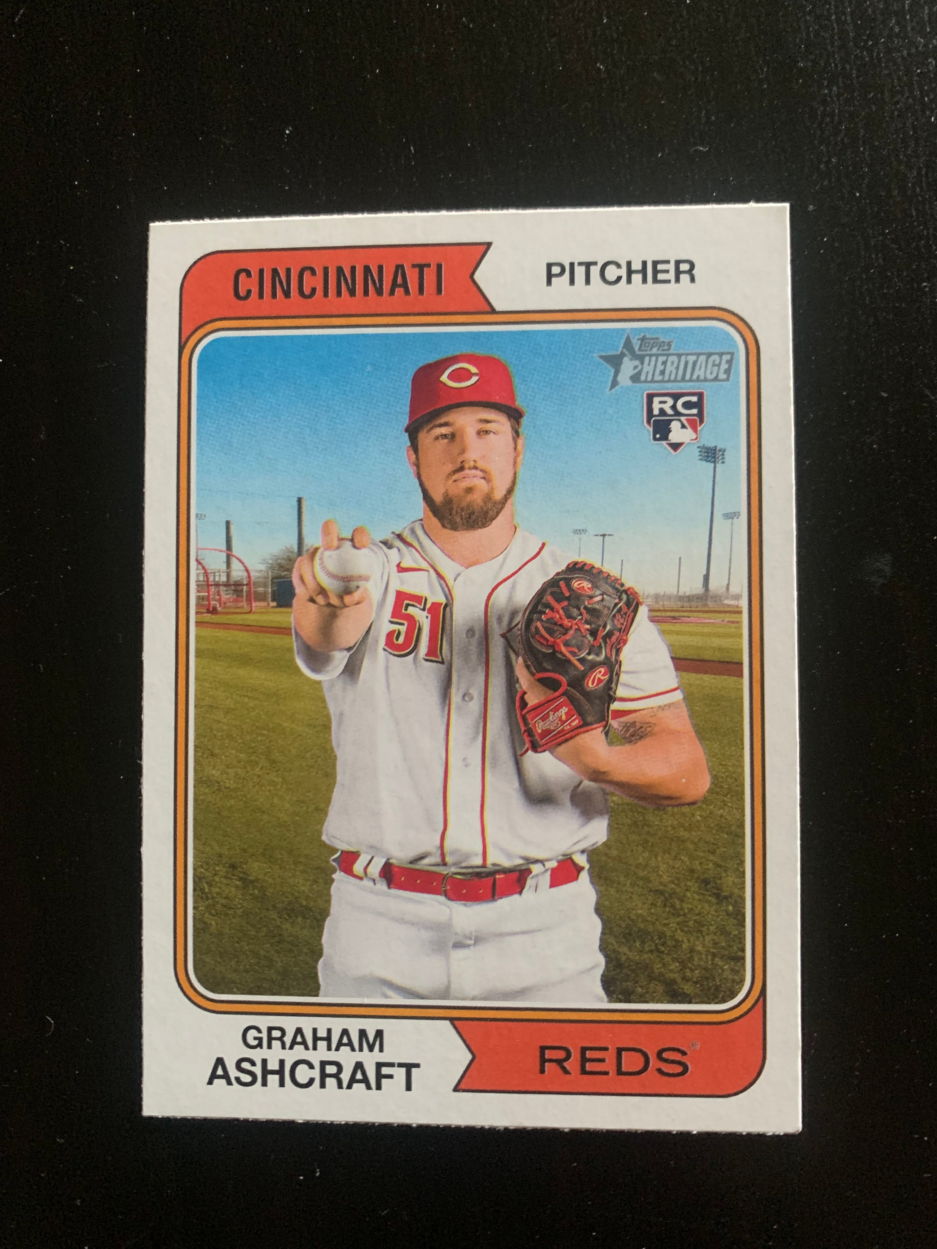 Graham Ashcraft Cincinnati Reds Rookie Card